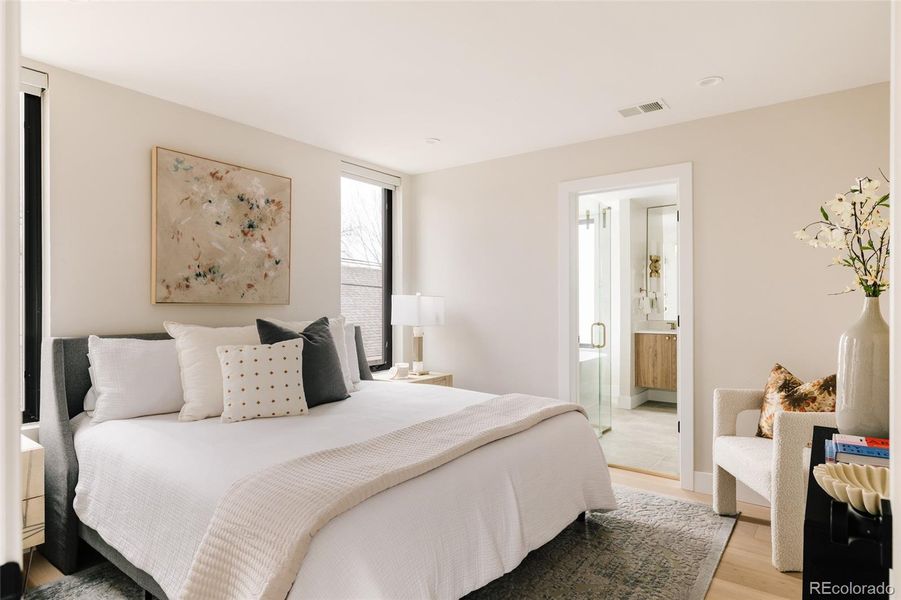 Furnished interior view inside a new home in , Denver (Image 36).