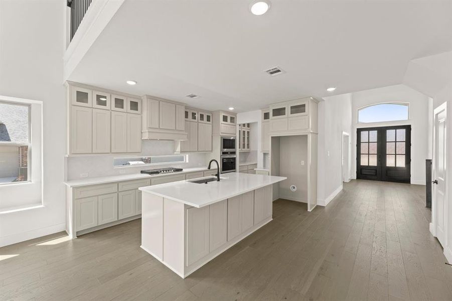 Furnished interior view inside a new home in Trails at Cottonwood Creek, Rowlett (Image 12).
