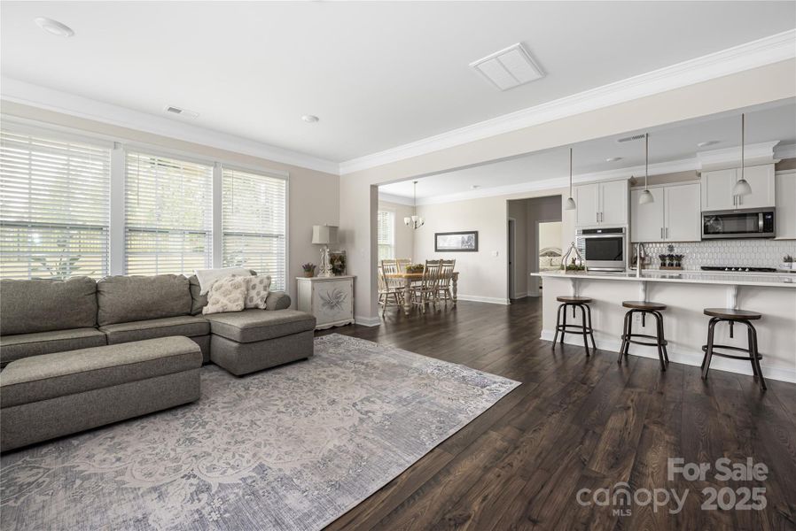Furnished interior view inside a new home in , Troutman (Image 8).