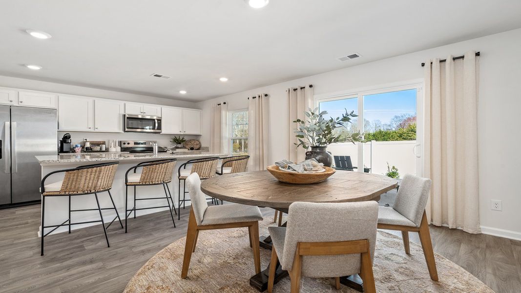 Furnished interior view inside a new home in Aspen Place, Thomasville (Image 10). Furnished interior view inside a new home in Aspen Place, Thomasville (Image 10).