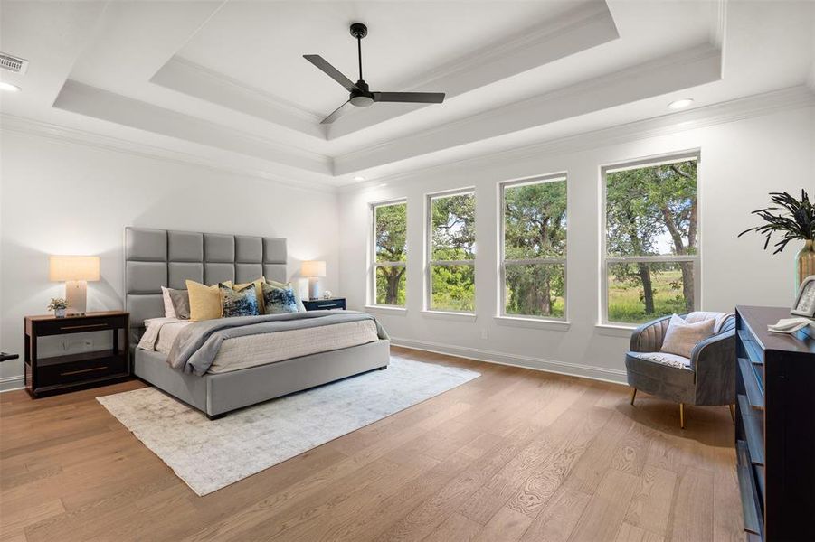 Furnished interior view inside a new home in , Weatherford (Image 28).