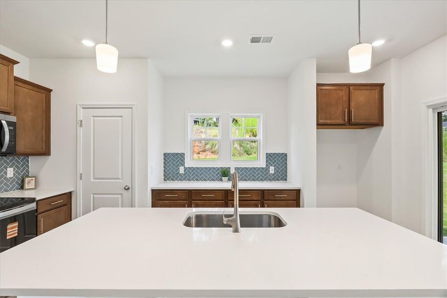 Furnished interior view inside a new home in Brownstone Park, Easley (Image 8). Furnished interior view inside a new home in Brownstone Park, Easley (Image 8).