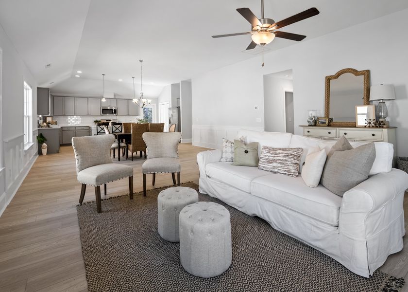 Furnished interior view inside a new home in Osprey Landing, Southport (Image 8).