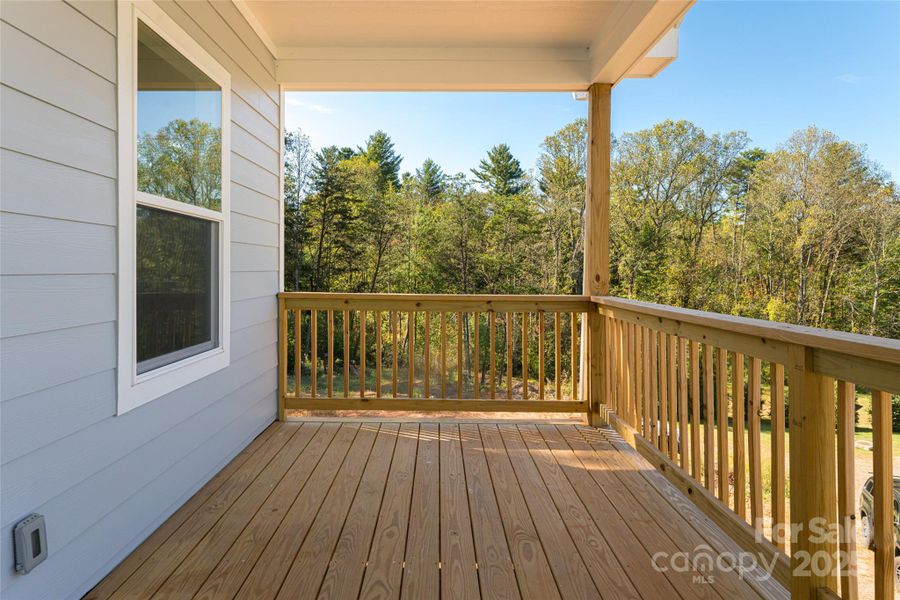 Exterior details and patio area of a home in , Asheville (Image 25). Exterior details and patio area of a home in , Asheville (Image 25).
