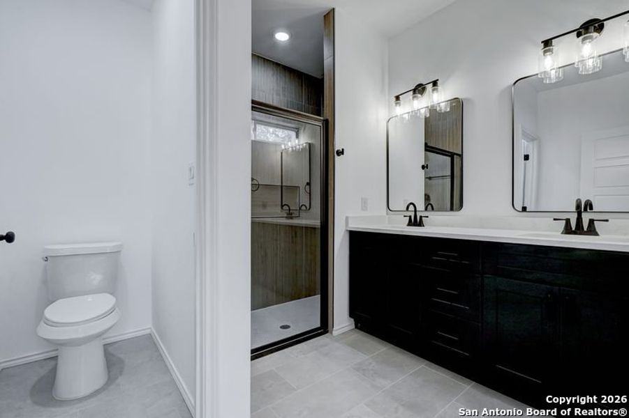 Furnished interior view inside a new home in , San Antonio (Image 11).