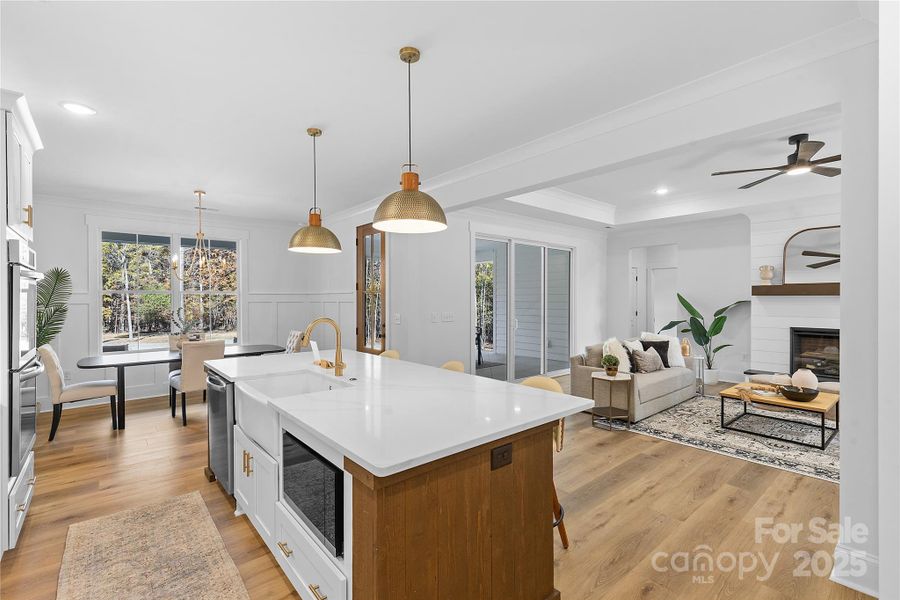 Furnished interior view inside a new home in , Midland (Image 4).
