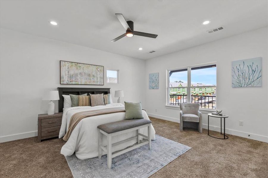 Furnished interior view inside a new home in , Grand Prairie (Image 9). Furnished interior view inside a new home in , Grand Prairie (Image 9).