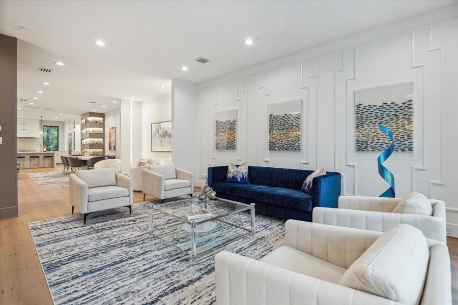 Furnished interior view inside a new home in , Houston (Image 27).