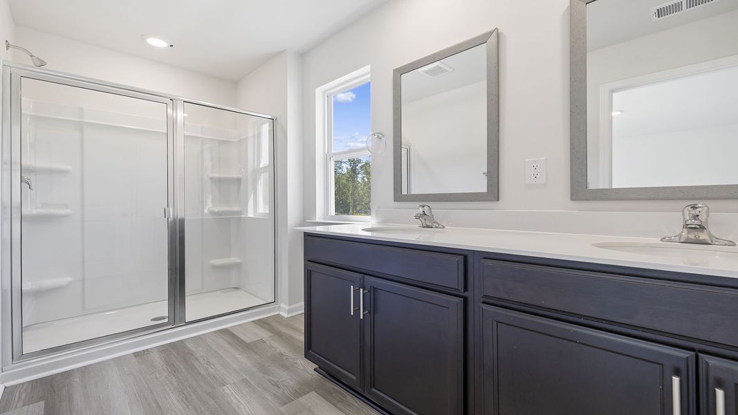 Furnished interior view inside a new home in Cedar Gap, Fountain Inn (Image 11). Furnished interior view inside a new home in Cedar Gap, Fountain Inn (Image 11).
