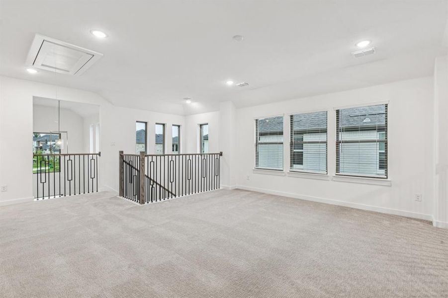 Game Room in the Picasso II home plan by Trophy Signature Homes – REPRESENTATIVE PHOTO