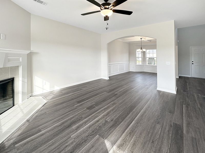 Spacious, unfurnished interior of a new home in Tranquil South, Hinesville (Image 12). Spacious, unfurnished interior of a new home in Tranquil South, Hinesville (Image 12).