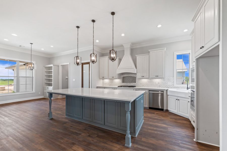 Representative furnished interior of a home built from the The Lafitte by Manuel Builders in Chapel Bend, Montgomery (Image 13).