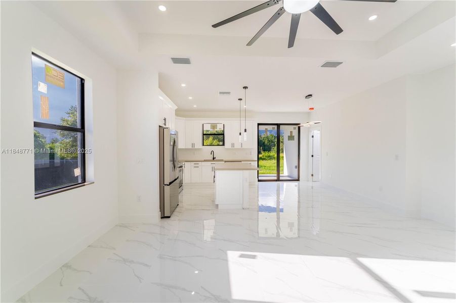 Furnished interior view inside a new home in , Lehigh Acres (Image 3). Furnished interior view inside a new home in , Lehigh Acres (Image 3).