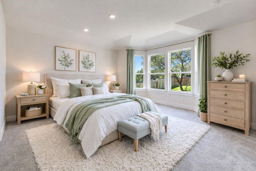 *Virtually Staged Primary Bed*