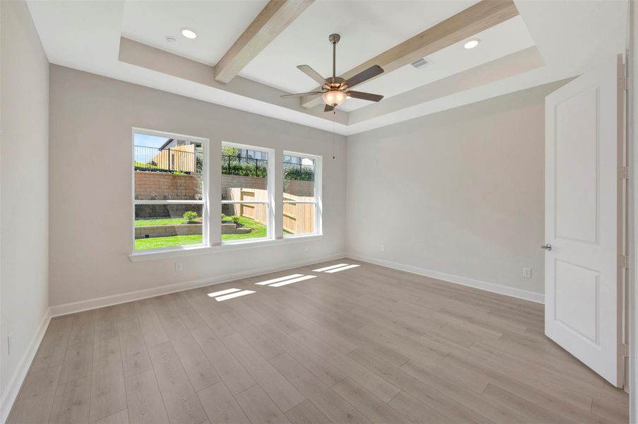 Spacious, unfurnished interior of a new home in The Woodlands Hills - Summit Collection, Willis (Image 19).