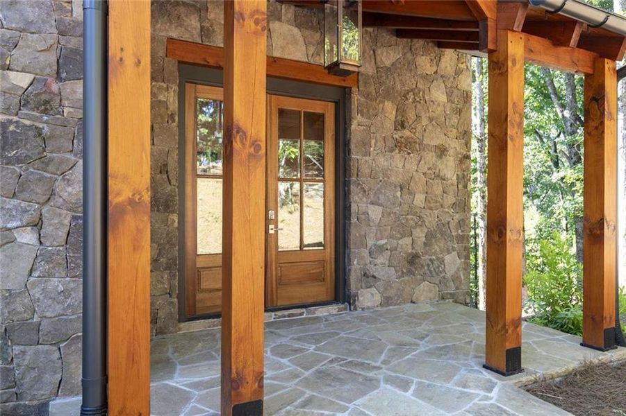 Exterior details and patio area of a home in , Jasper (Image 4).