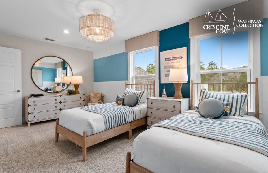 Representative furnished interior of a home built from the Stellar - Waterway Collection by Pulte Homes in Crescent Cove, Myrtle Beach (Image 23).