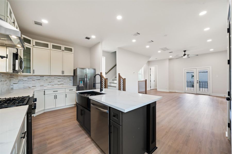 Furnished interior view inside a new home in , Houston (Image 11). Furnished interior view inside a new home in , Houston (Image 11).