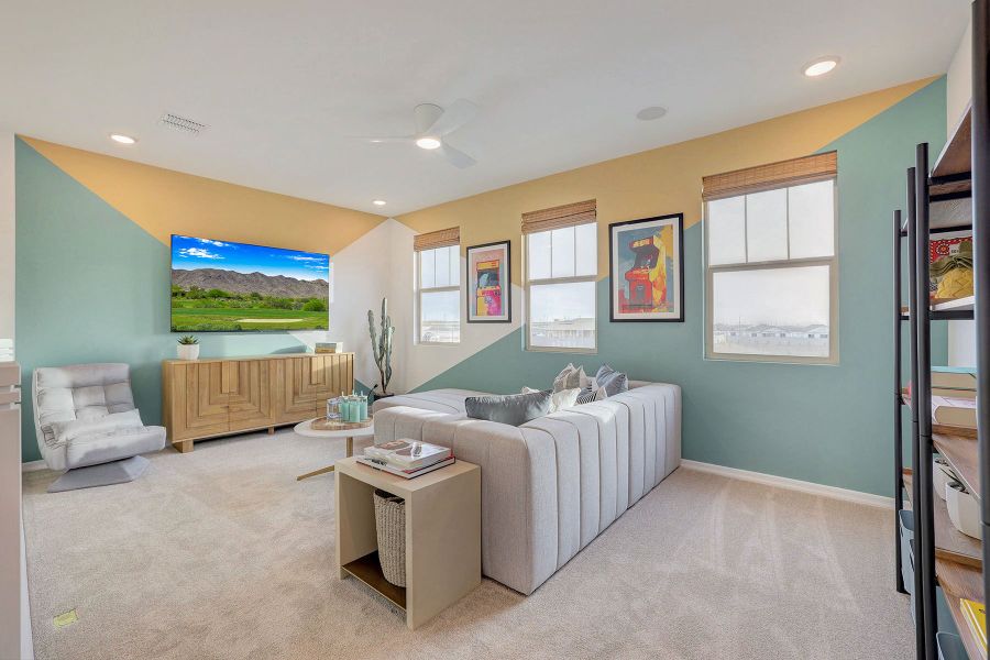 Representative furnished interior of a home built from the Lagoon by Mattamy Homes in Tyler Ranch, Buckeye (Image 33).