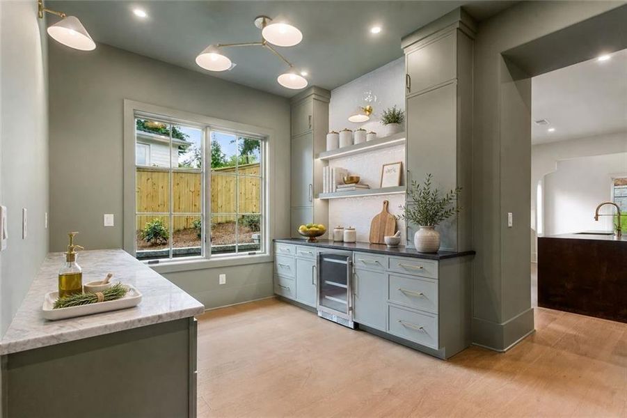 Furnished interior view inside a new home in , Atlanta (Image 9).