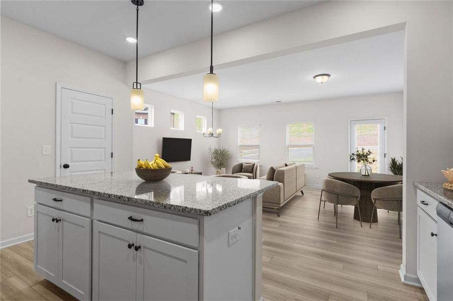 Furnished interior view inside a new home in Fairington, Cartersville (Image 11).