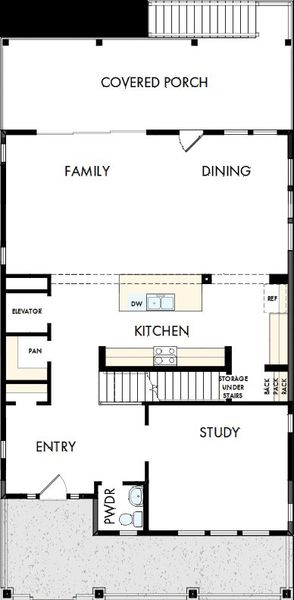 2D floor plan layout of this home in Discover Series - Elevate, Charleston, SC (Image 4). 2D floor plan layout of this home in Discover Series - Elevate, Charleston, SC (Image 4).