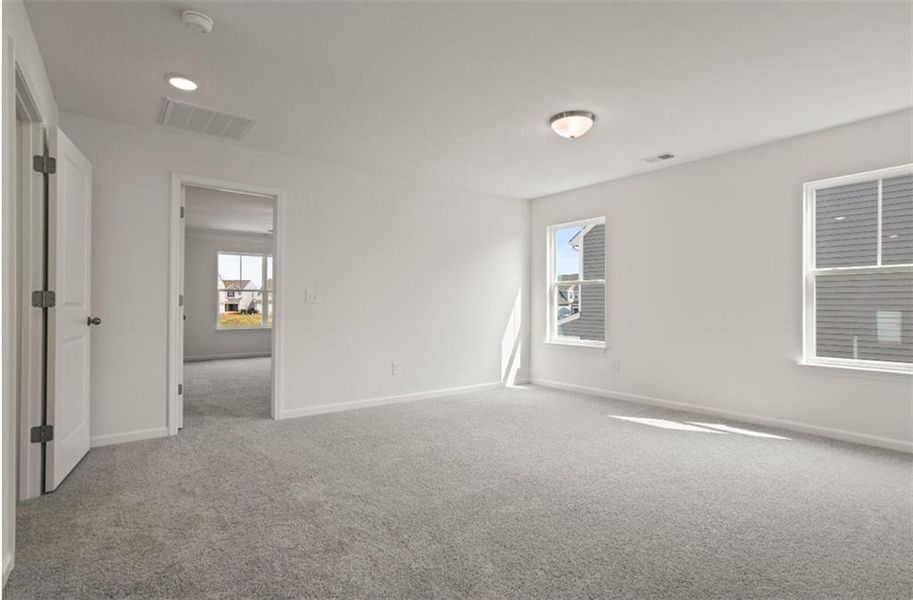 Spacious, unfurnished interior of a new home in Villas at Dawsonville, Dawsonville (Image 9). Spacious, unfurnished interior of a new home in Villas at Dawsonville, Dawsonville (Image 9).