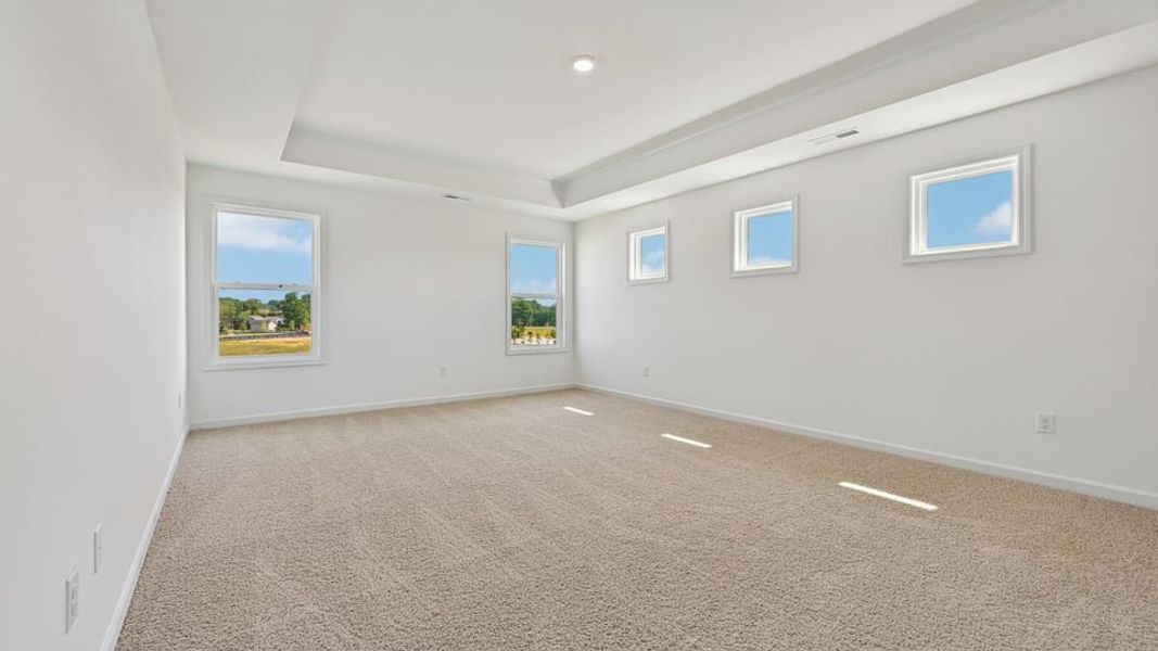 Spacious, unfurnished interior of a new home in Eagle Creek, Fuquay Varina (Image 26).
