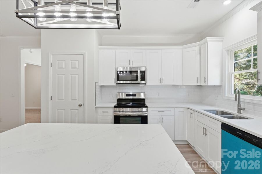 Furnished interior view inside a new home in , Winston-Salem (Image 9).