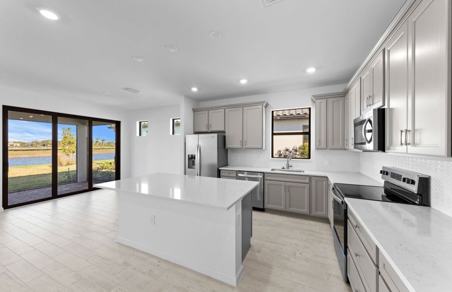 Furnished interior view inside a new home in Del Webb Naples, Immokalee (Image 6).