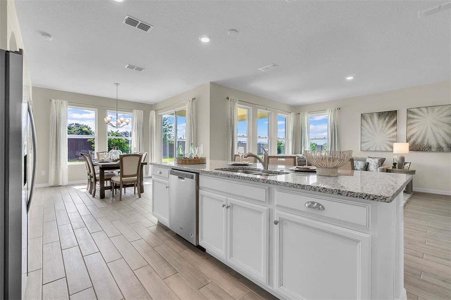 Furnished interior view inside a new home in Harmony West, St. Cloud (Image 51). Furnished interior view inside a new home in Harmony West, St. Cloud (Image 51).