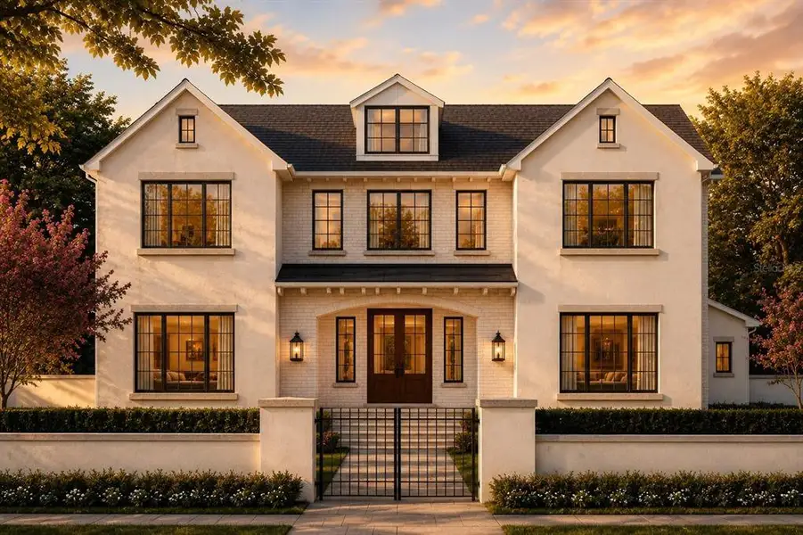 Front exterior of a new home in , Winter Park, FL, highlighting curb appeal (Image 2). Front exterior of a new home in , Winter Park, FL, highlighting curb appeal (Image 2).