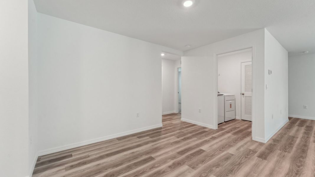 Representative unfurnished interior of a home built from the Lakeside by D.R. Horton in Abbott Park, Zephyrhills (Image 18). Representative unfurnished interior of a home built from the Lakeside by D.R. Horton in Abbott Park, Zephyrhills (Image 18).