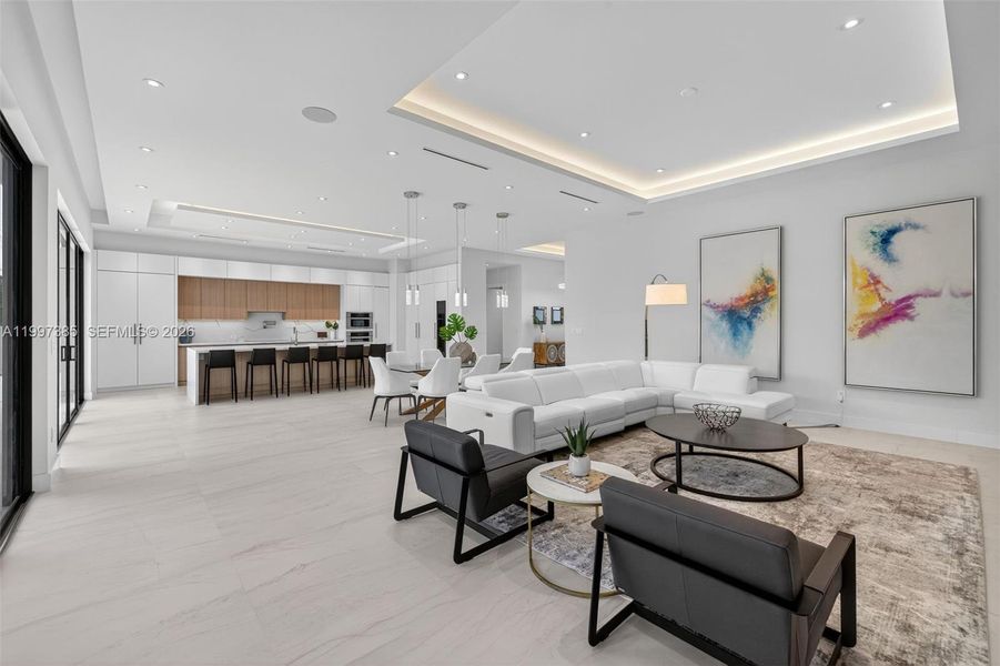 Furnished interior view inside a new home in , Fort Lauderdale (Image 7).