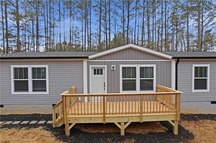 Exterior details and patio area of a home in , Ball Ground (Image 25).