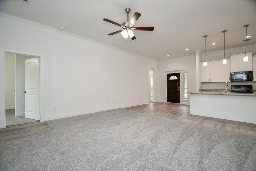 Furnished interior view inside a new home in , Houston (Image 7). Furnished interior view inside a new home in , Houston (Image 7).