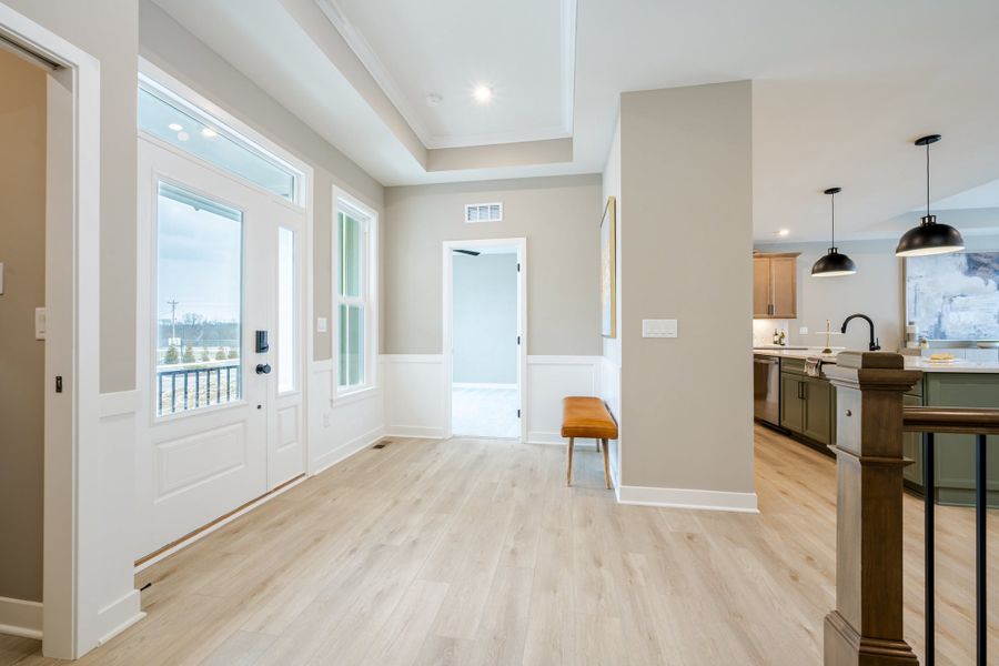 Representative unfurnished interior of a home built from the Morgan by Fischer Homes in Easton Park, Dallas (Image 17).