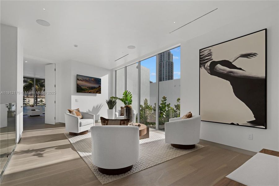 Furnished interior view inside a new home in , Hallandale Beach (Image 8).