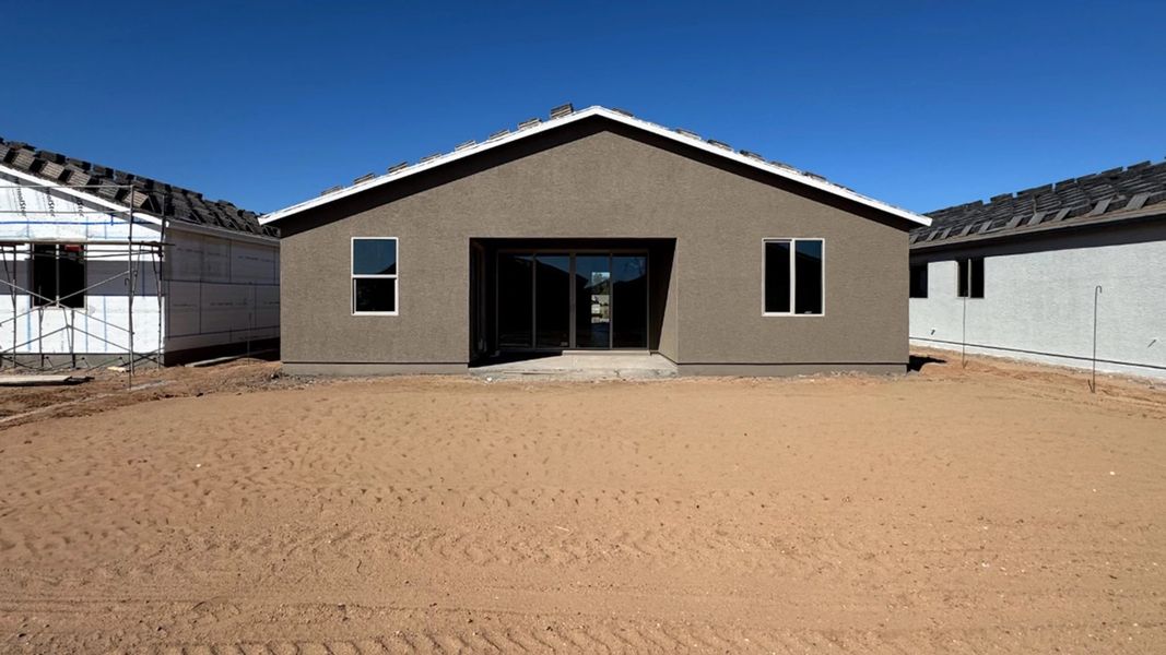 Back exterior elevation Back exterior elevation