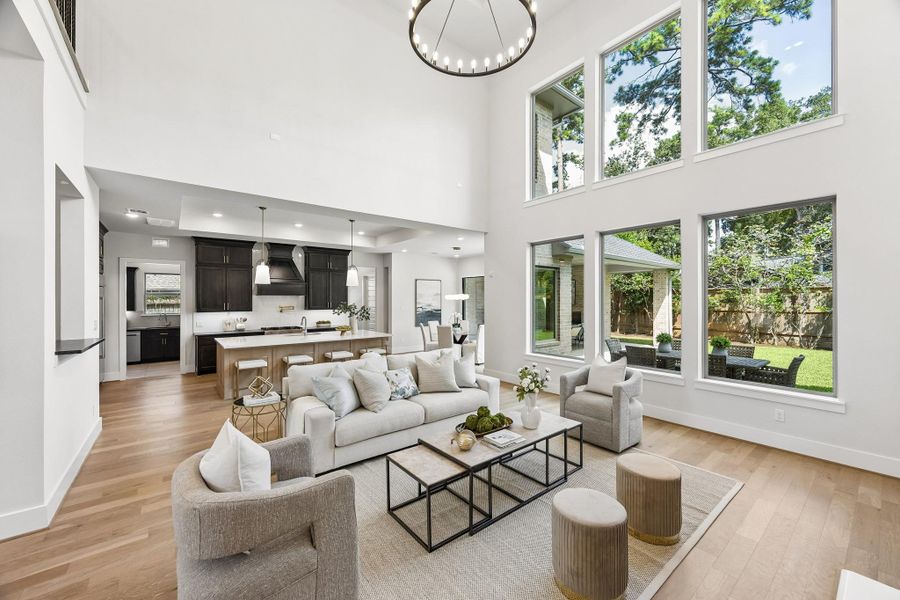 Furnished interior view inside a new home in , Houston (Image 31).