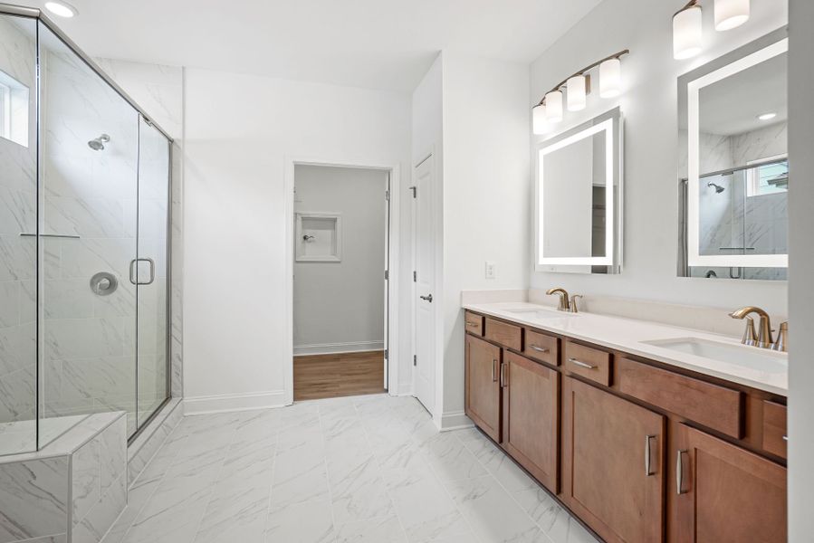 Furnished interior view inside a new home in Carolina Riverside, Belmont (Image 45).