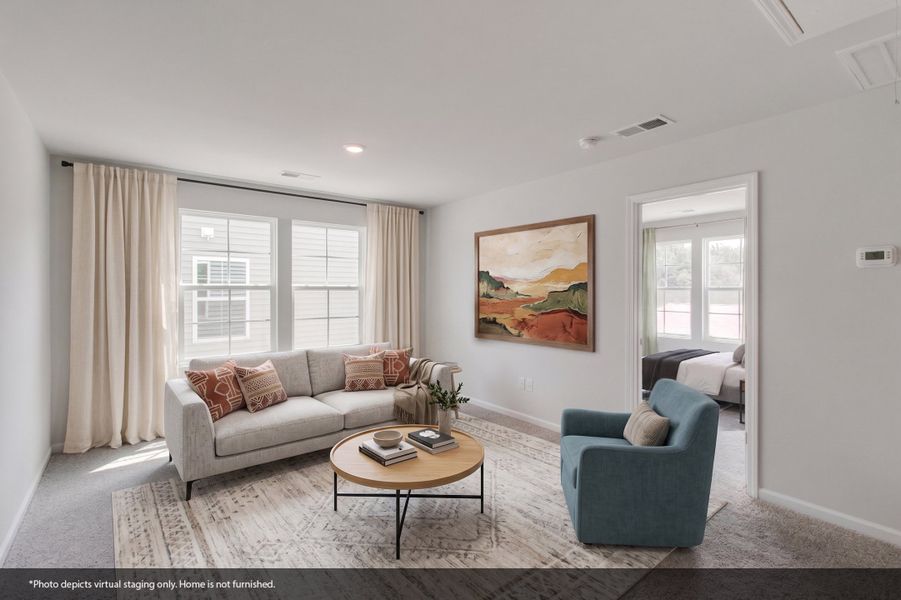 Furnished interior view inside a new home in Bluefield, Lexington (Image 11).