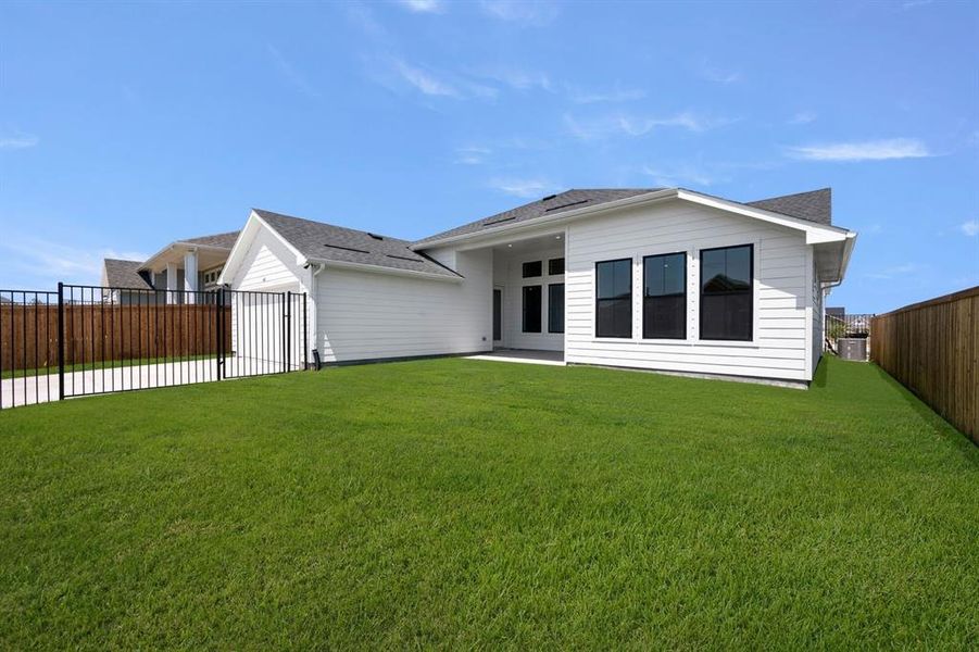 Exterior details and patio area of a home in MidTowne, Midlothian (Image 4). Exterior details and patio area of a home in MidTowne, Midlothian (Image 4).