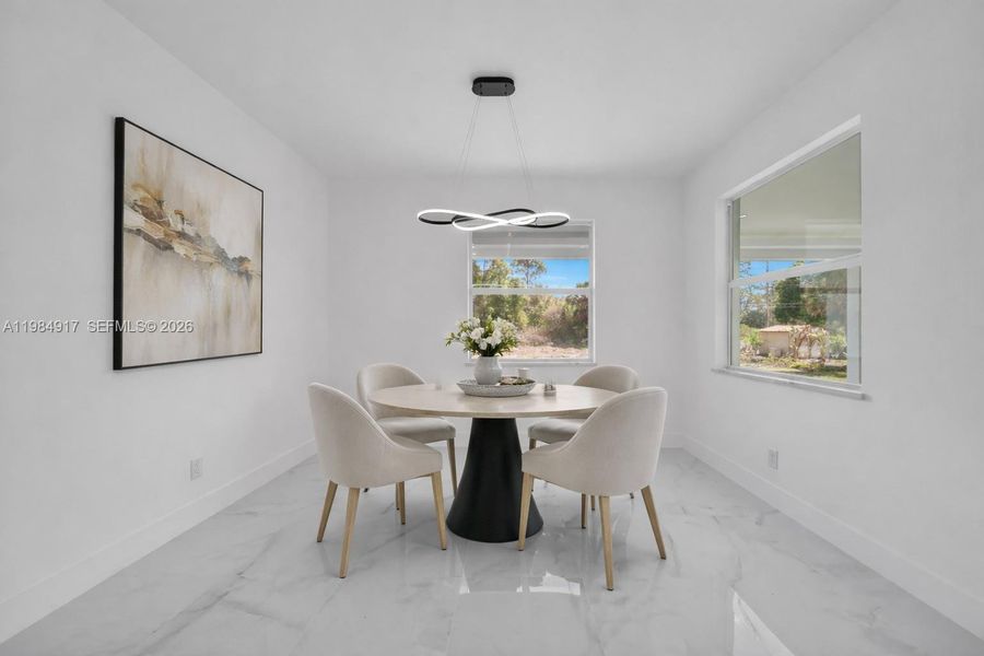 Furnished interior view inside a new home in , Lehigh Acres (Image 17). Furnished interior view inside a new home in , Lehigh Acres (Image 17).