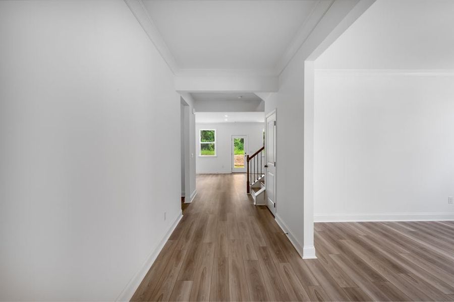 Representative unfurnished interior of a home built from the Ingram by Taylor Morrison in Bennett Farm, Loganville (Image 14). Representative unfurnished interior of a home built from the Ingram by Taylor Morrison in Bennett Farm, Loganville (Image 14).