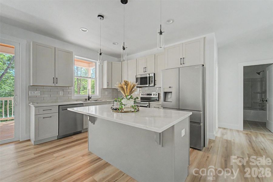 Furnished interior view inside a new home in , Franklin (Image 7).