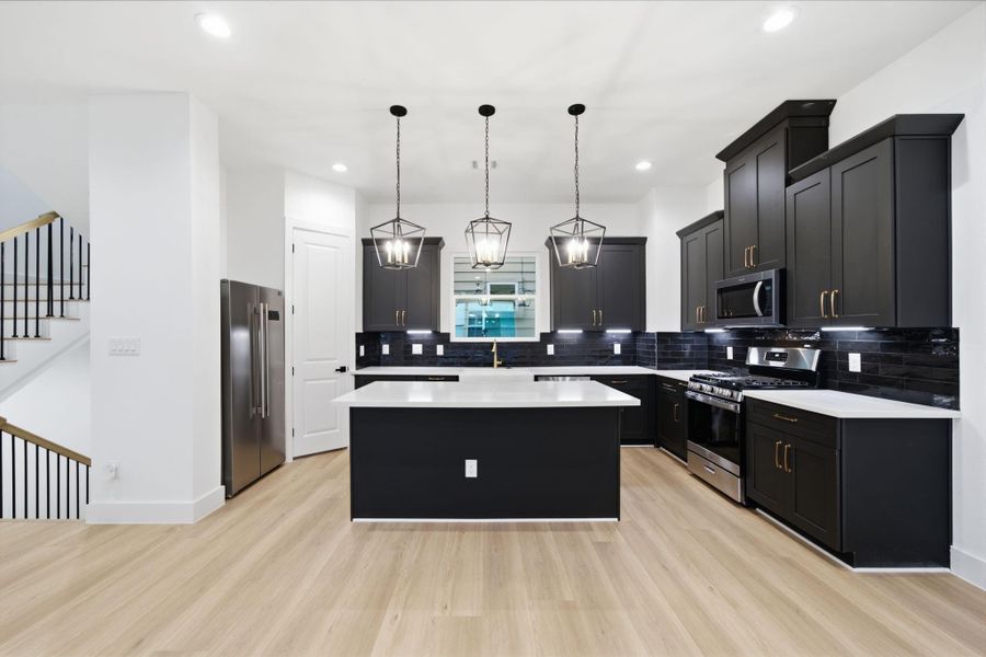 Furnished interior view inside a new home in , Houston (Image 30).