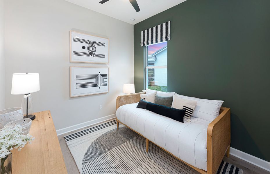 Furnished interior view inside a new home in Emerson Oaks, Vero Beach (Image 13).