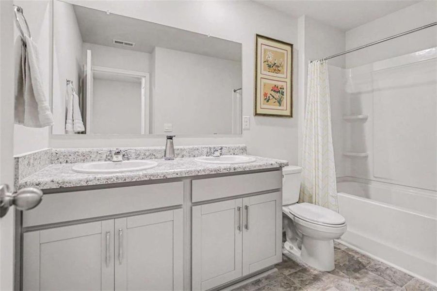 Furnished interior view inside a new home in , Fairburn (Image 17). Furnished interior view inside a new home in , Fairburn (Image 17).