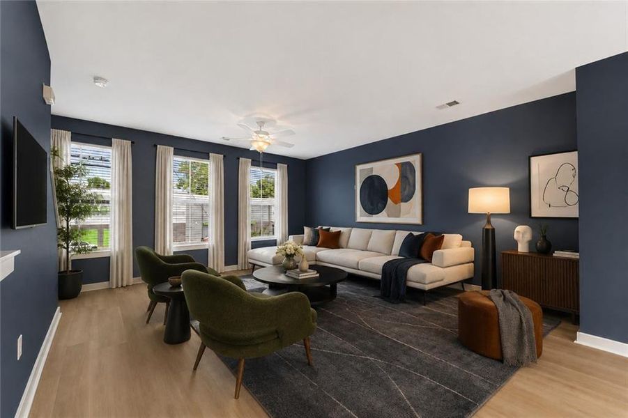 Furnished interior view inside a new home in Array, Atlanta (Image 8).